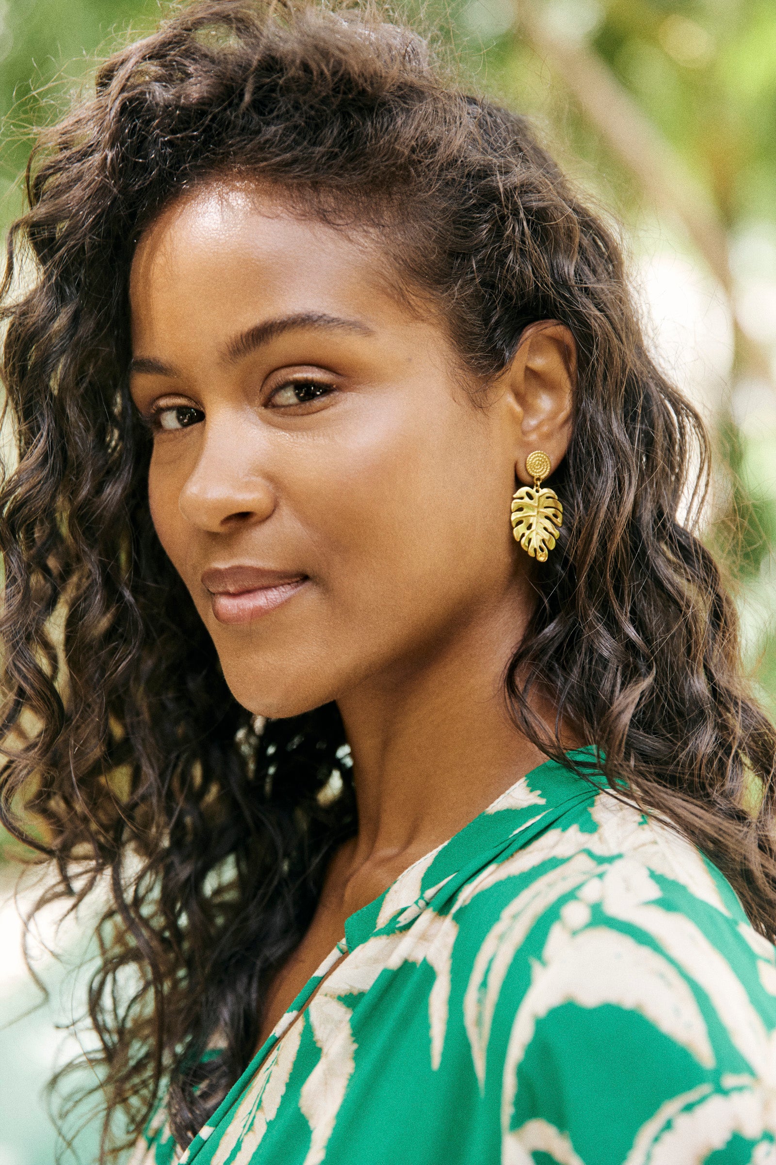 Congo Earring - Leaf