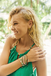 Mati Bracelet Set - Greens