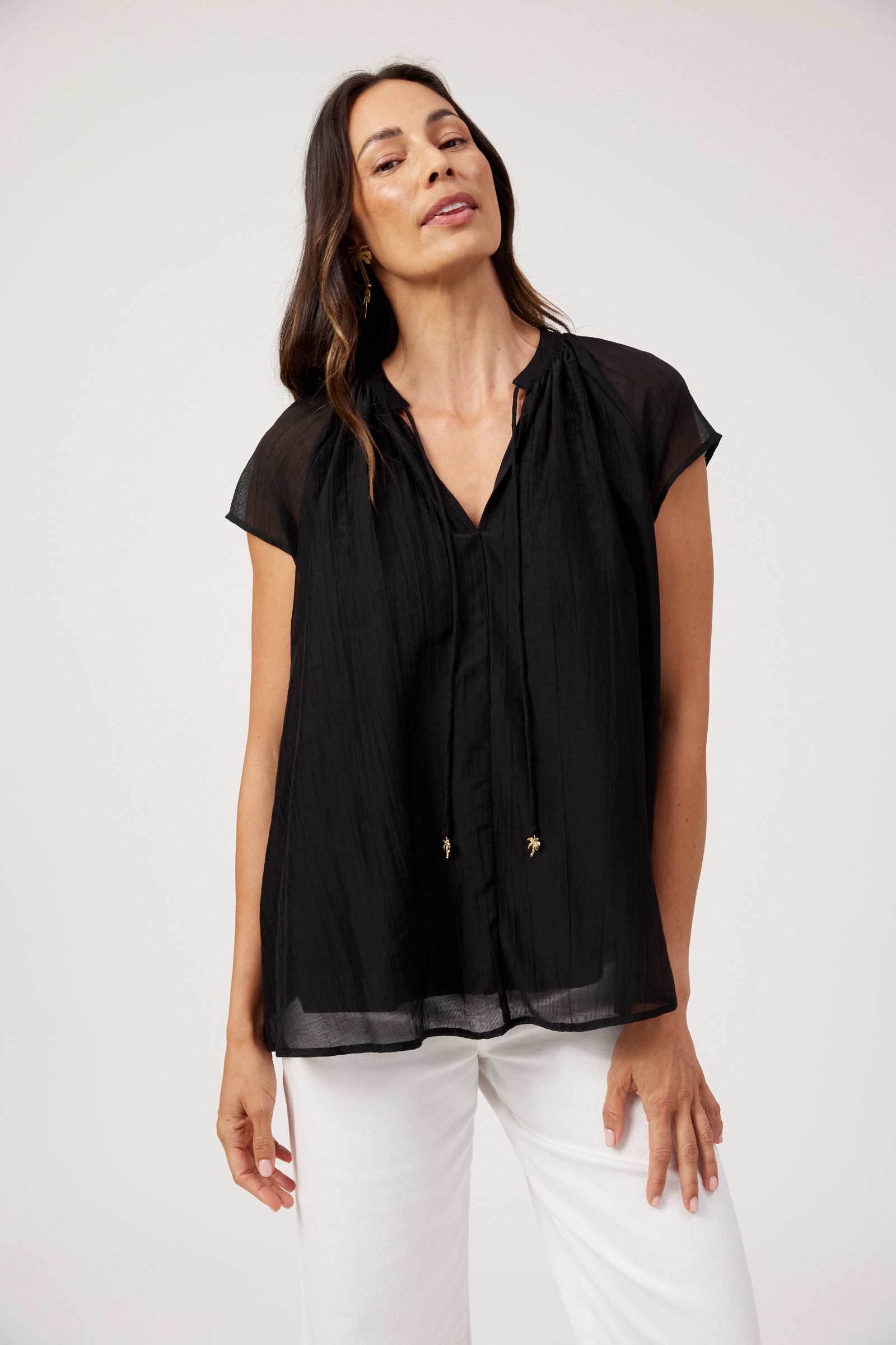 Kenya Top - Black