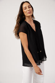 Kenya Top - Black