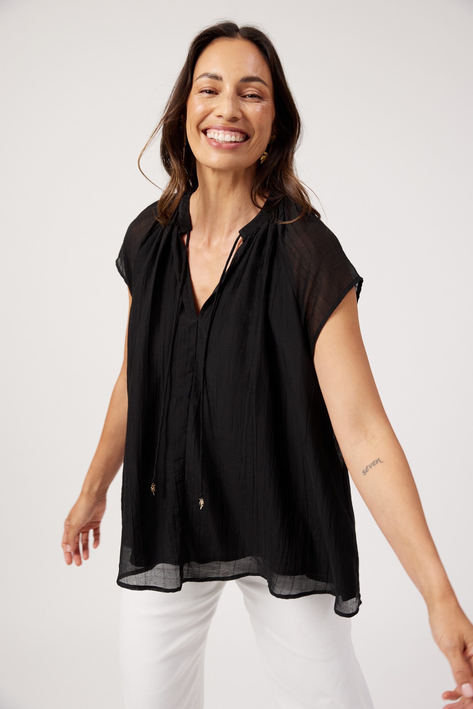 Kenya Top - Black