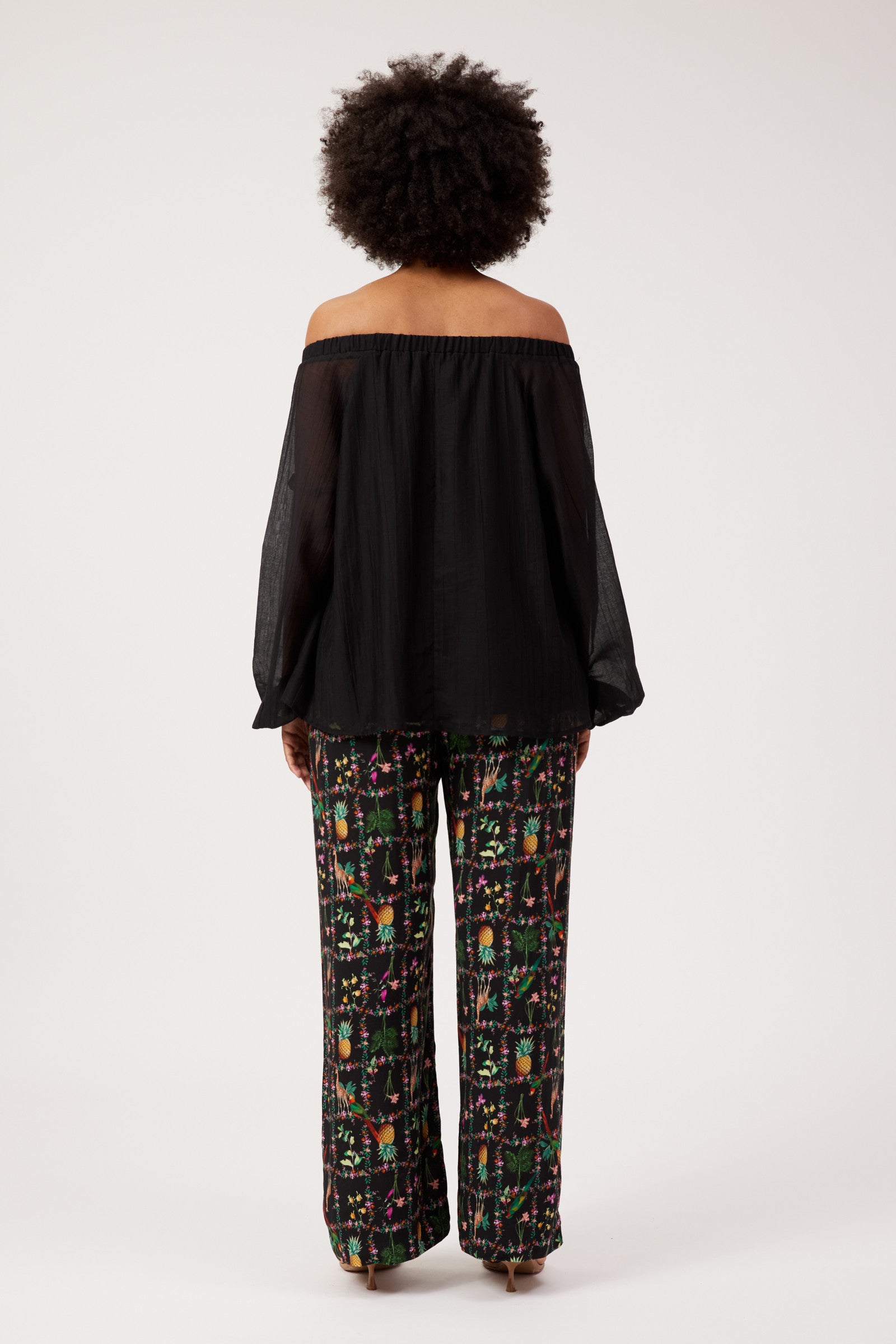 Kenya Off Shoulder Top - Black