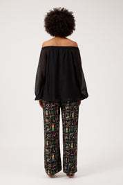 Kenya Off Shoulder Top - Black