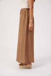 Kenya Palazzo Pant - Wheat