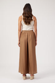 Kenya Palazzo Pant - Wheat