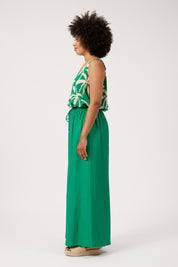 Kenya Palazzo Pant - Green