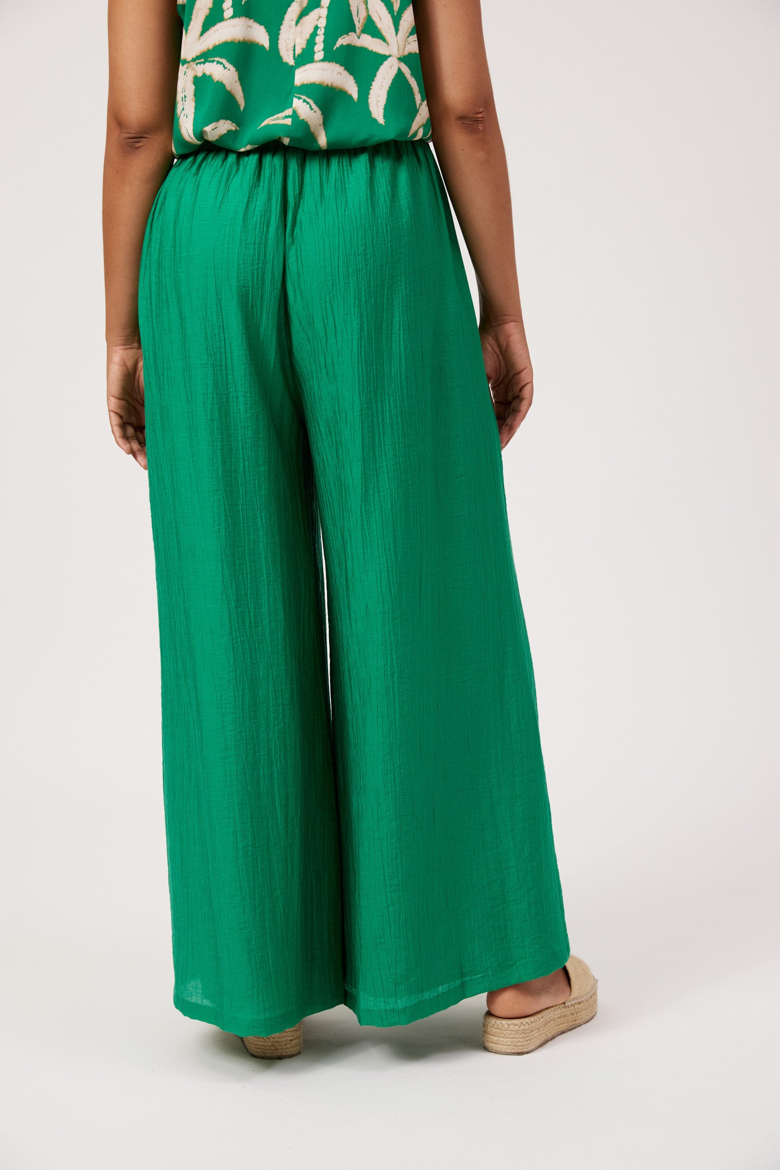 Kenya Palazzo Pant - Green