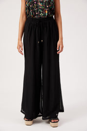 Kenya Palazzo Pant - Black