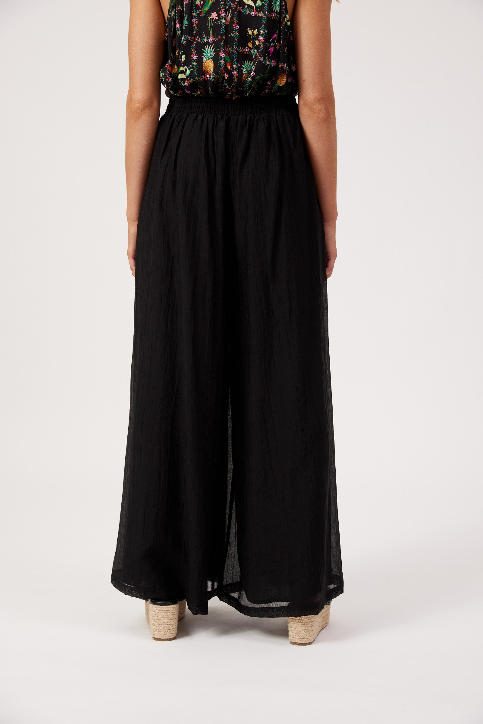 Kenya Palazzo Pant - Black