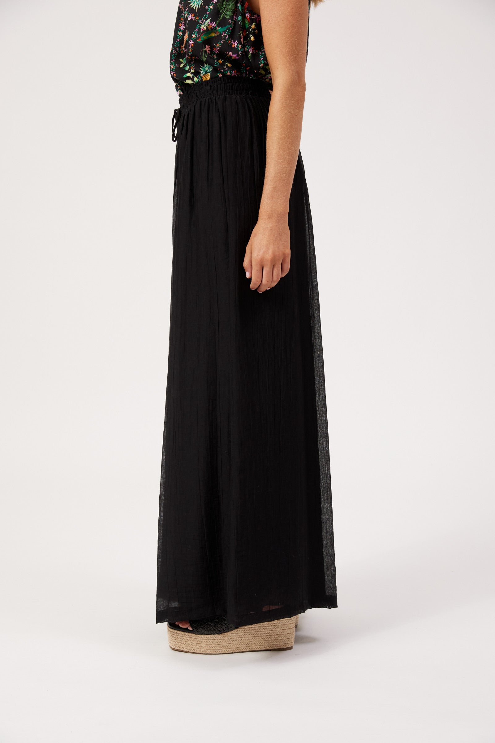 Kenya Palazzo Pant - Black