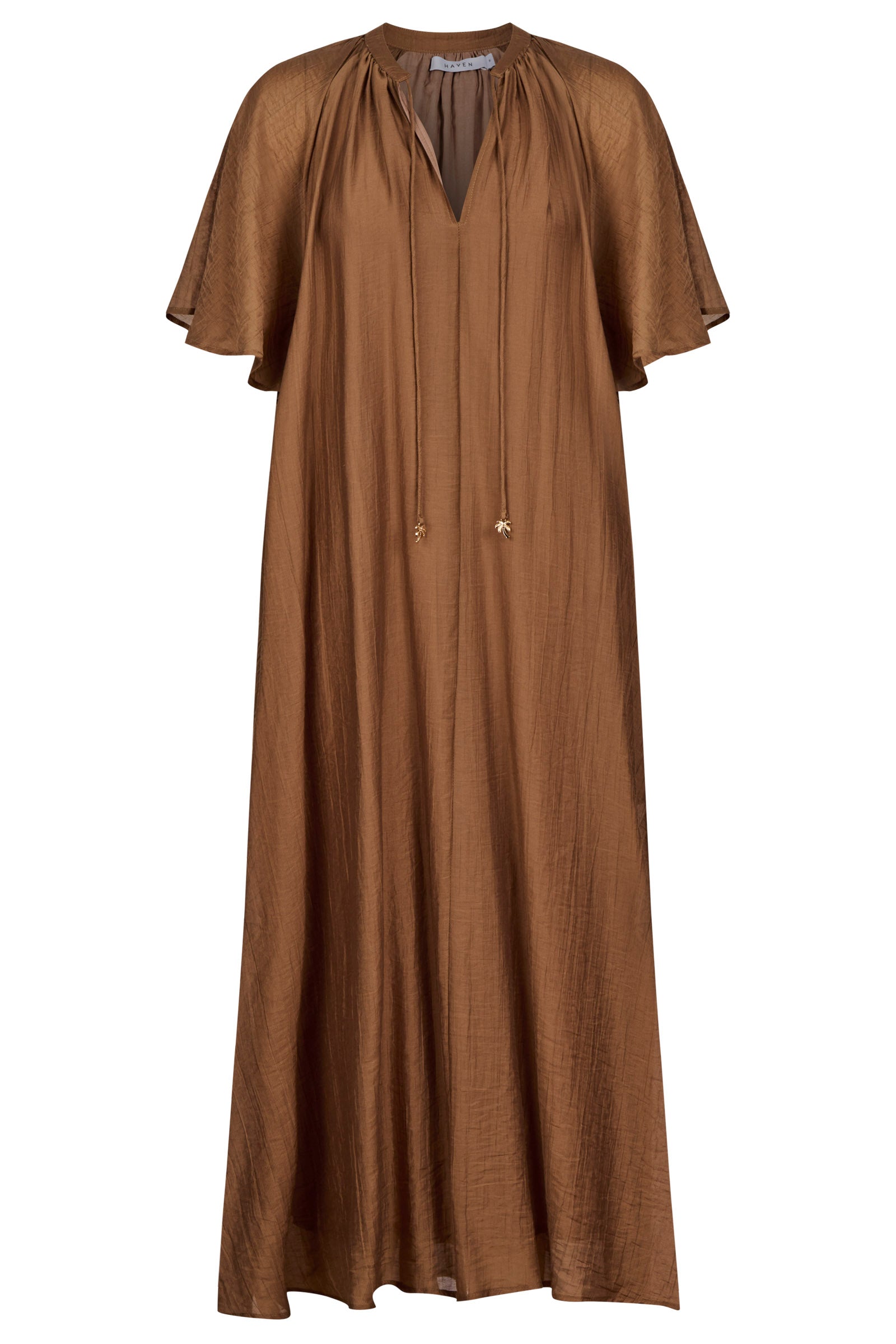 Kenya Midi Dress - Wheat