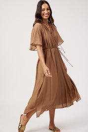 Kenya Midi Dress - Wheat