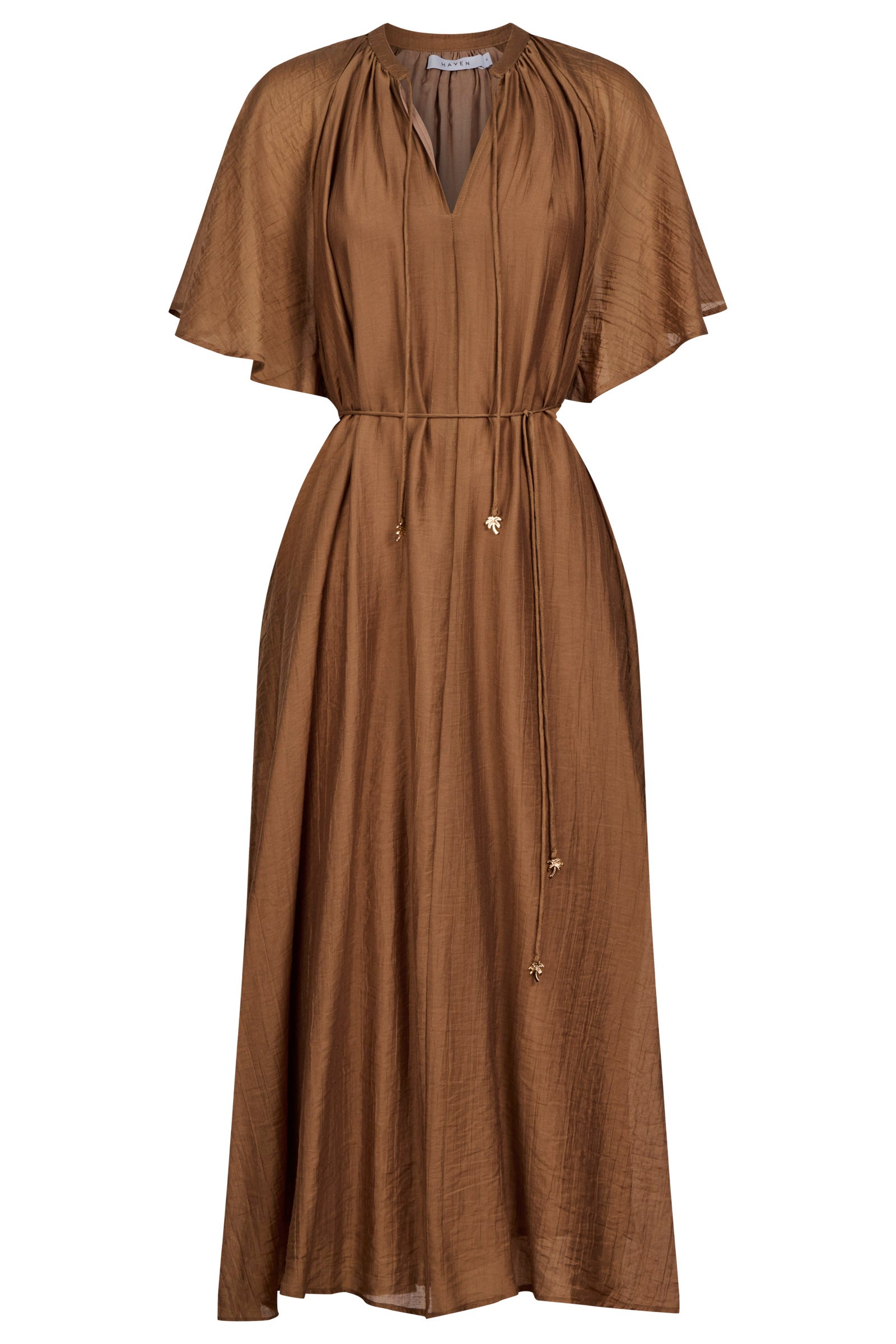 Kenya Midi Dress - Wheat