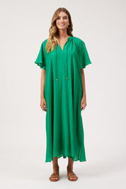 Kenya Midi Dress - Green