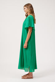Kenya Midi Dress - Green