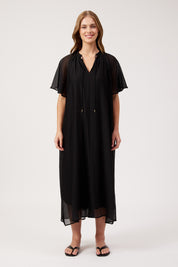Kenya Midi Dress - Black