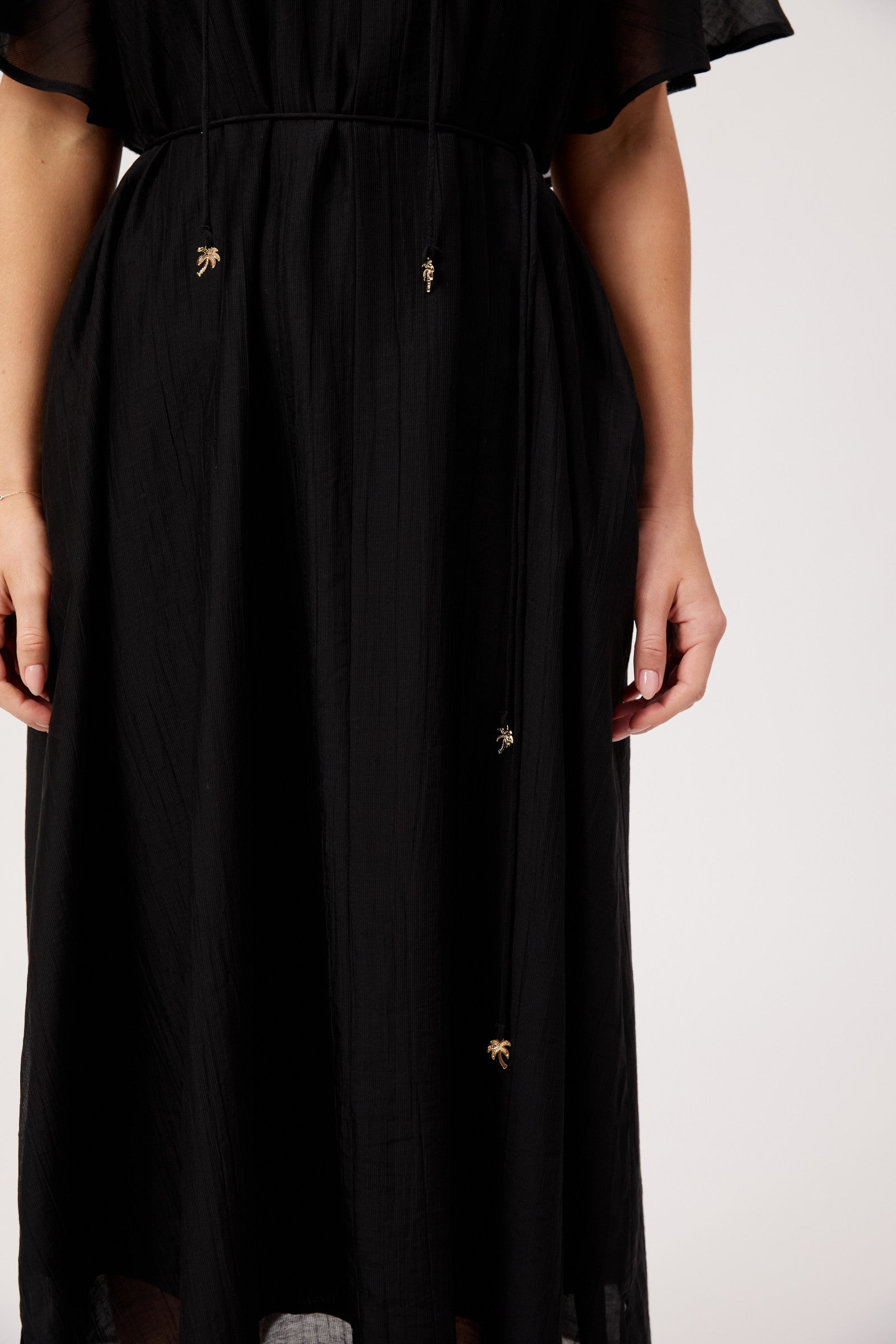 Kenya Midi Dress - Black