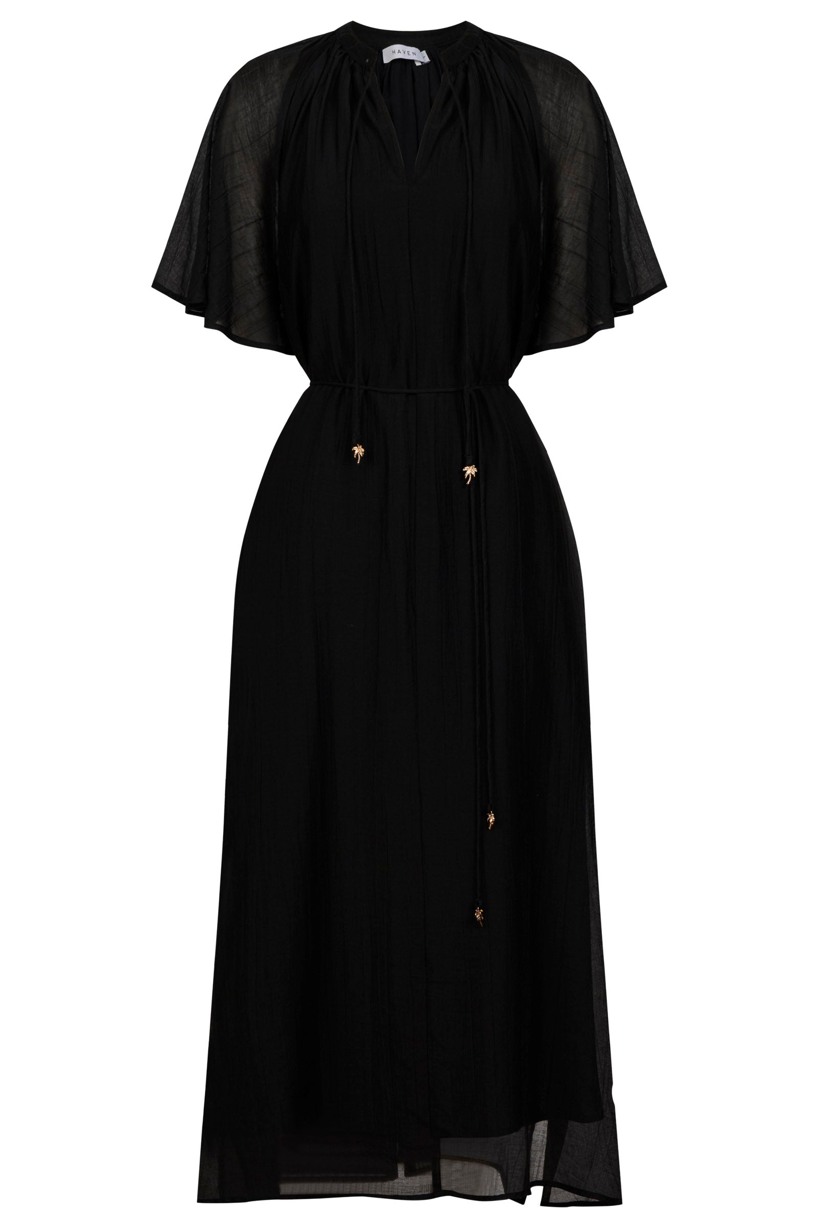 Kenya Midi Dress - Black