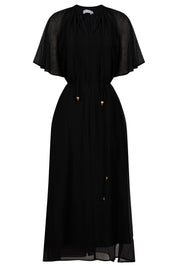 Kenya Midi Dress - Black