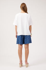 Mykonos Graphic Tshirt - White Amor