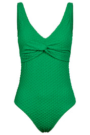 Mykonos Twist One Piece Swimsuit - Green