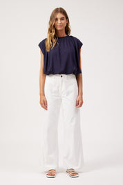 Positano Top - Navy
