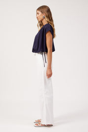 Positano Top - Navy