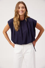 Positano Top - Navy