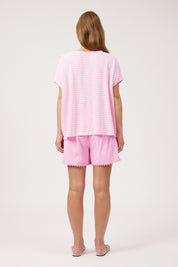 Tropea Stripe Tshirt - Pink