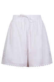 Larissa Broderie Short - White