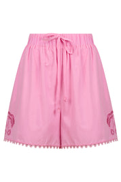 Larissa Broderie Short - Pink