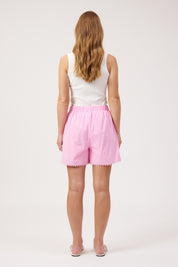 Larissa Broderie Short - Pink
