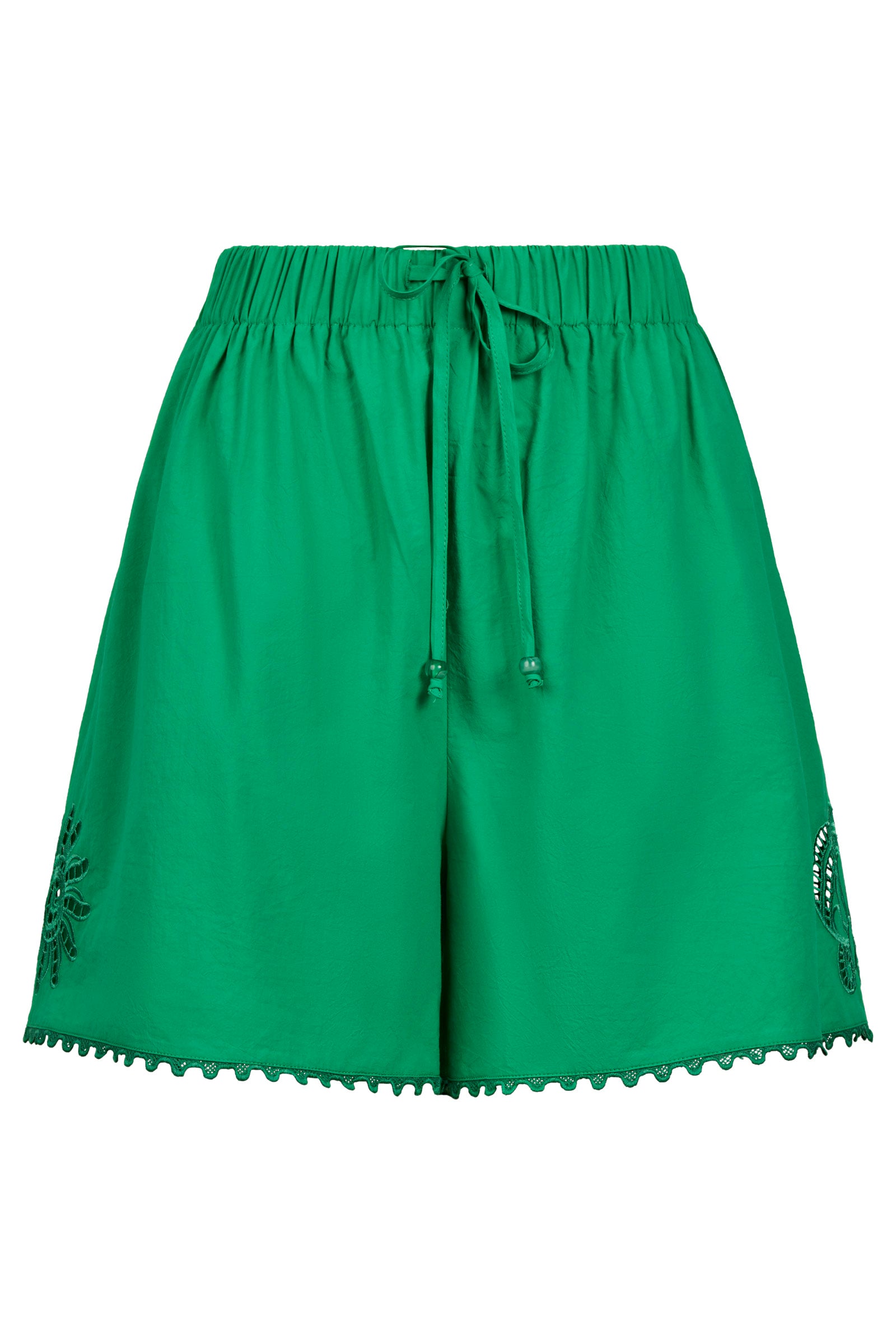 Larissa Broderie Short - Green