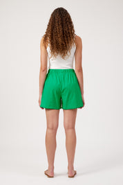 Larissa Broderie Short - Green