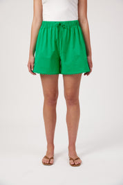 Larissa Broderie Short - Green