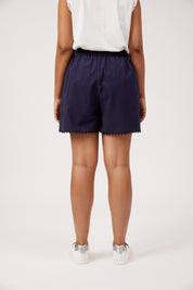 Larissa Broderie Short - Navy