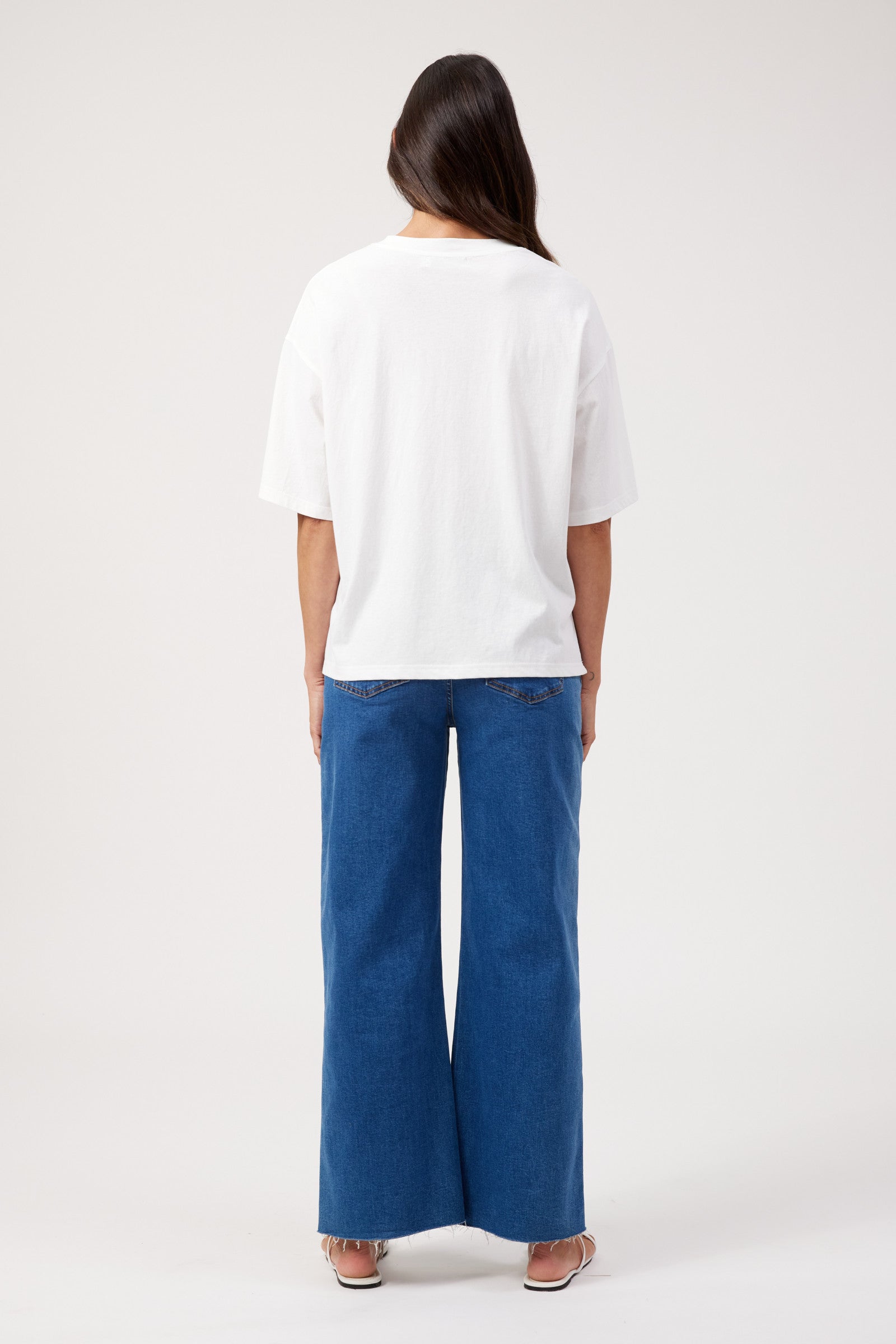 Elba Heart Embellished Tshirt - White