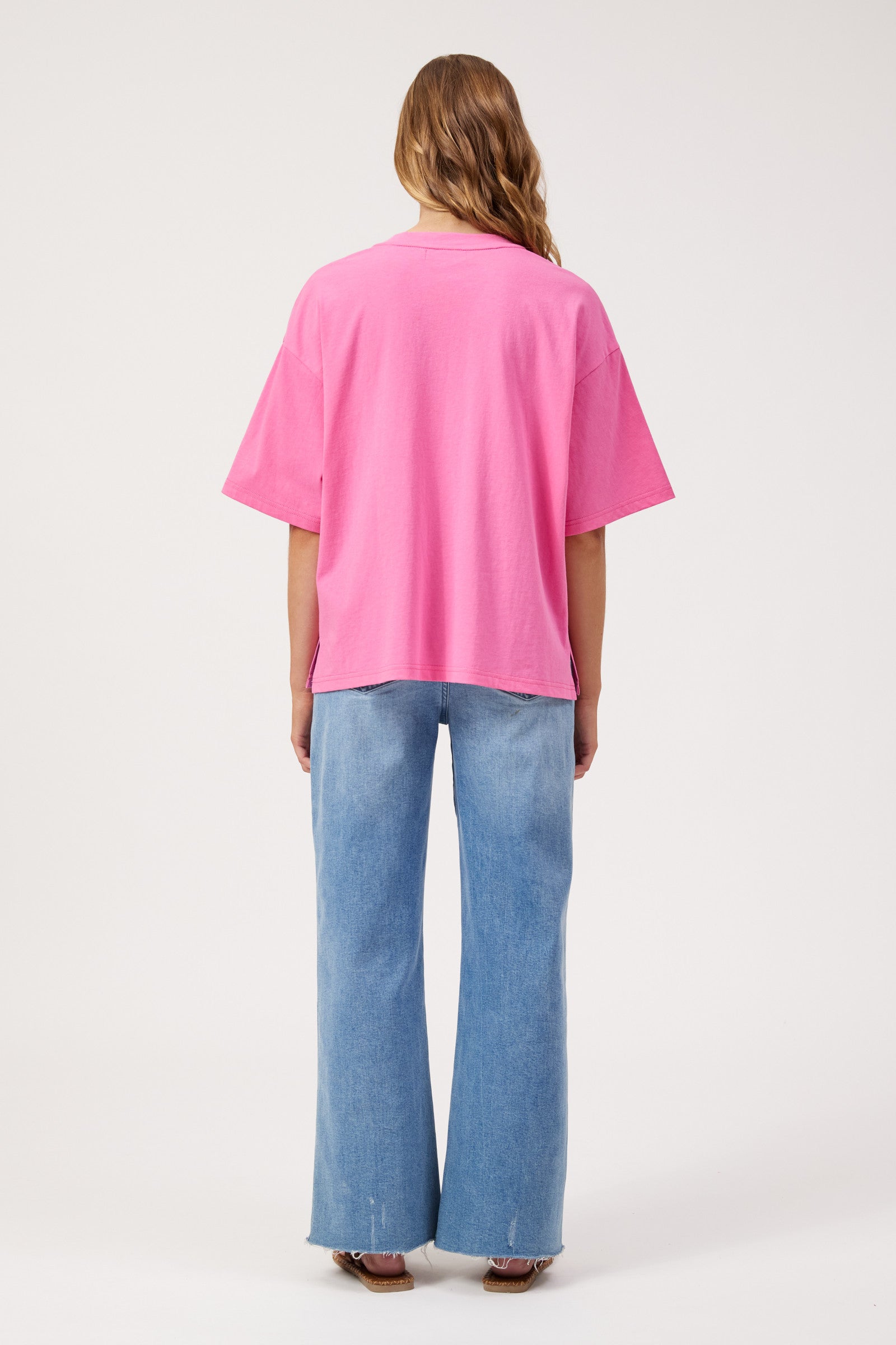 Elba Heart Embellished Tshirt - Pink