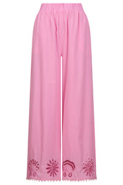 Larissa Broderie Pant - Pink