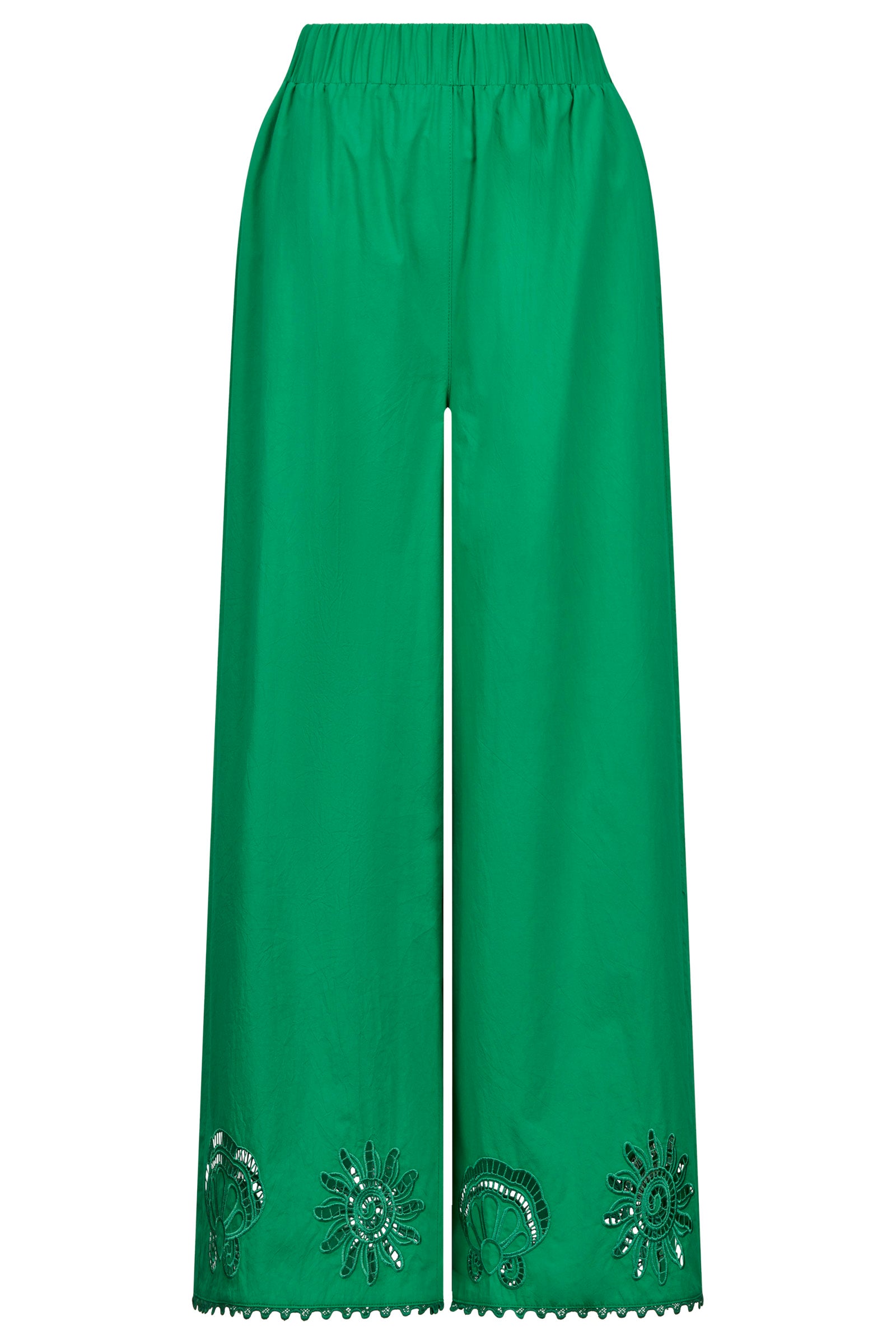 Larissa Broderie Pant - Green