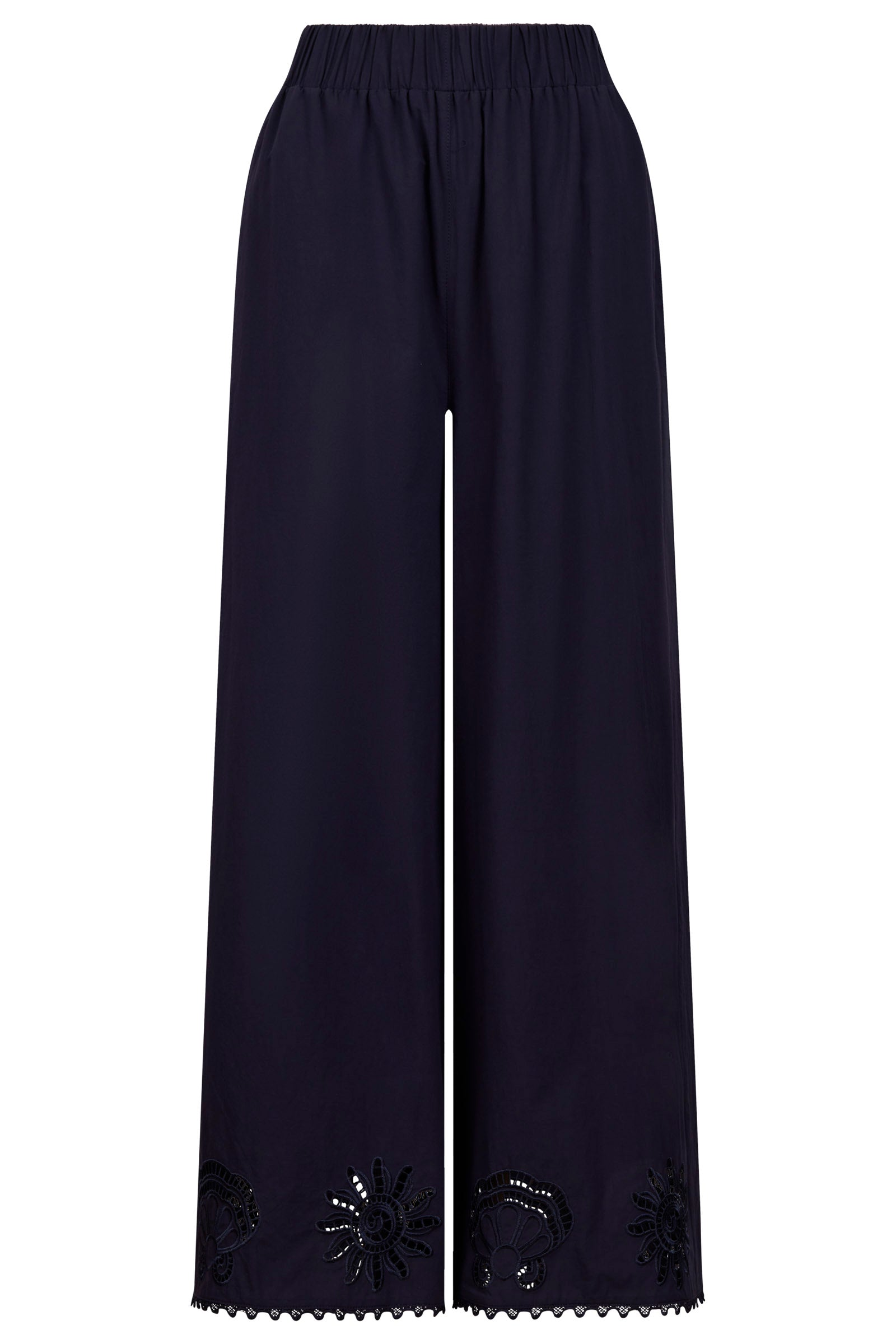 Larissa Broderie Pant - Navy