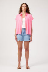 Positano Contrast Shirt - Pink