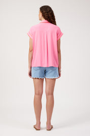 Positano Contrast Shirt - Pink
