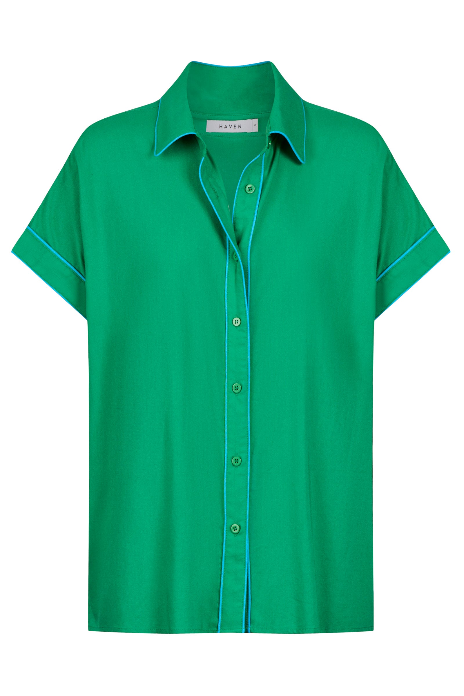 Positano Contrast Shirt - Green