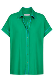 Positano Contrast Shirt - Green