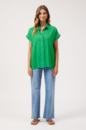 Positano Contrast Shirt - Green