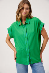 Positano Contrast Shirt - Green