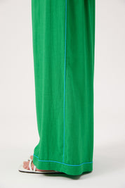 Positano Contrast Pant - Green