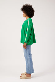 Elba Heart Long Sleeve Tshirt - Green