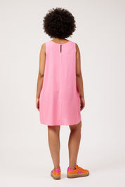Positano Contrast Dress - Pink